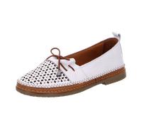 Manitu Bequeme Schnürschuhe für Damen, weiß, Größe 39 EU