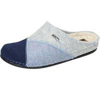 Manitu Damen 320161-05 Hausschuh, blau, 41 EU