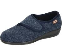 Manitu Damen 340026-05 Hausschuh, Blau, 38 EU