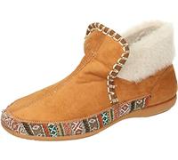 Manitu Damen 340052-21 Slipper, mittelbraun, 39 EU, Mittelbraun, 39 EU