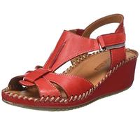 Manitu Damen 910157-04 Sandale, rot, 41 EU
