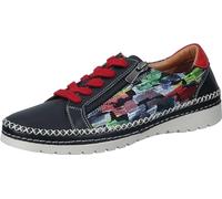 Manitu Damen Damen Schnürer Sneaker, Schwarz, 38 EU
