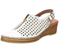 Manitu Damen Dámské sandály Manitu-Slings Sandale, Weiß, 42 EU