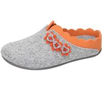 Manitu Damen Manitu-home Hausschuhe Hausschuh, Grau, 42 EU