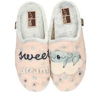 Manitu Damen Manitu-home Slippers Hausschuh, Rosa, 40 EU
