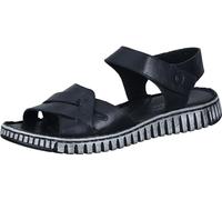 Manitu Bequeme Sandalen für Damen, schwarz, Gr. 38 EU