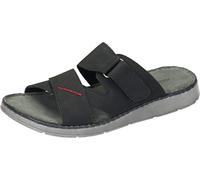 Manitu Herren 600068-01 Slipper, schwarz, 41 EU