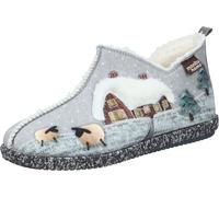 Manitu Home 340105-91, Mule für Damen, Hellgrau 91, 40 EU, Hellgrau 91, 40 EU