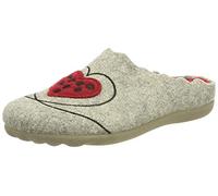 Manitu Damen home Hausschuhe, Hellgrau, 42 EU