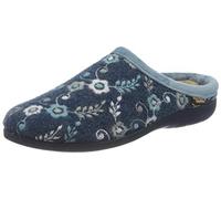 Manitu Home Damen 320679 Hausschuh, Blau, 41 EU