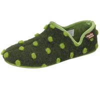 Manitu Home Damen 340002-07 Hausschuh, Grün, 41 EU