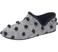 Manitu Home Damen 340002-09 Hausschuh, Grau, 42 EU