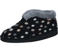 Manitu Home Damen 340010-01 Hausschuh, Schwarz, 39 EU