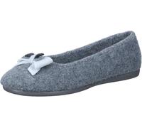 Manitu Home Damen 340083-09 Hausschuh, grau, 39 EU