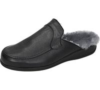 Manitu Home Herren 220261 Hausschuh, Schwarz, 49 EU