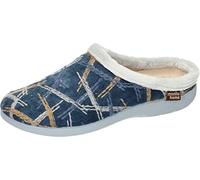 Manitu Home Manitu Damen Hausschuhe, Blau, 41 EU