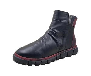 Manitu Klassische Stiefeletten für Damen, schwarz, Größe 38 EU