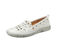 Manitu Komfort Slipper für Damen, weiß, Größe 36 EU