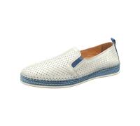 Manitu - Komfort Slipper weiß/blau - Gr. - 39