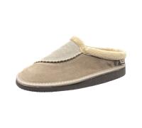 Manitu Lederpantoffel für Damen, beige, Größe 37 EU