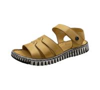 Manitu Sandalette für Damen, gelb, Größe 39 EU
