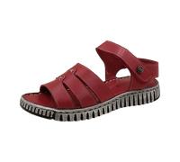Manitu Sandalette für Damen, rot, Größe 38 EU