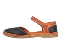 Manitu Sandaletten in Übergrößen Schwarz 911006-1 große Damenschuhe, Größe:42