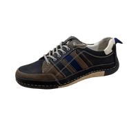 Manitu Schnürhalbschuh für Herren, blau, Größe 42 EU