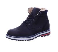 Manitu - Schnürstiefel Reißverschluß blau - Gr. - 40