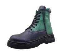 Manitu Schnürstiefelette für Damen, grün, Größe 37 EU