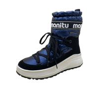Manitu Winterboots für Damen, blau, Größe 37 EU