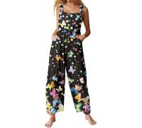 MaNMaNing Damen 2026 Mode Normal Bedruckte Tasche Hose Damen Jumpsuit Elegant Jumpsuit Sommer Festlich Sport Turnanzug Latzhose Jumpsuits Für Overall Sommer