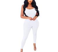 MaNMaNing Damen-Overall Enger Elastischer Damen-Overall Jumpsuit Damen Jumpsuit Damen Festlich Elegant Overall Festlich Jeans Jumpsuits Sommerlicher Hosenanzug Elegant Turnanzug