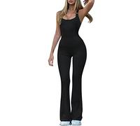 MaNMaNing Damen-Overall Enger Elastischer Damen-Overall Sommer Jumpsuit Damen Jumpsuit Einteiler Damen Elegant Onesie Hosenanzug Festlich Hochzeit Latzhose Eleganter Hosenanzug