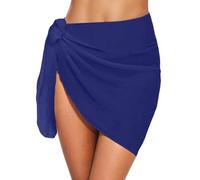 MaNMaNing Fließendes Strandkleid, Leichtes Bade Wickelkleid, Tunika Damen Sommer Strand Pareos & Strandkleider Damen Strand Überwurf Kimono Strandkleid Lang Freizeitkleider Sommer