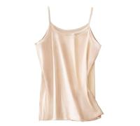 MaNMaNing Nahtloses Damen Sling Oberteil aus Modal für den Sommer ärmellos vielseitig große Größen figurbetontes Unterzieh Unterhemd Damen Basic Tank Top