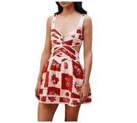 MaNMaNing Sexy, Schulterfreies, Ärmelloses Kleid Mit Für Und Damen Sommerkleid Sommer Kleider Dress for Women Kleid Schwarz Damenkleid Sommerkleid Damen Weiß Minikleid Kleidung Sommer