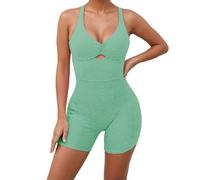 MaNMaNing Workout-Jumpsuit-Shorts, Fitnessstudio, Dehnbar, Eleganter Jumpsuit Damen Overall Damen Elegant Overall Festlich Jumpsuit Sommer Kurz Hosenanzug Festlich Hochzeit Latzhosen Für