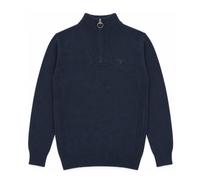 Mann Essential Lambswool Zip Pullover Navy S