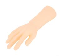 Mannequin für die rechte Hand, männliches Modell für Schmuckorganisation - Nagelkunst-Trainer mit beweglichen Gelenken, Hautton, 30 cm
