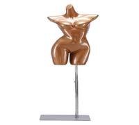 Mannequin Kleid Form mit Metallständer, Kunststoff weibliche Manikin für Kleidung Display, ideal für Bademode und Unterwäsche