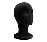 Mannequinkopf für Perücken, Ständer für Perücken, mit Mannequinkopf, aus Samt, Schaufenster-Stil, Kosmetologie-Modell, für Schmuck, Brillen, Schals