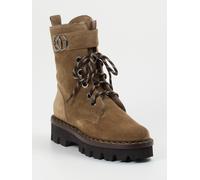 Mannori Schnürstiefelette in beige in Größe: 36.5 für Damen