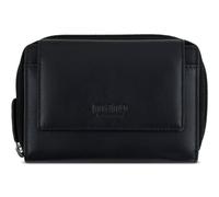 mano Don Andrea RFID Lady Zip Wallet Black