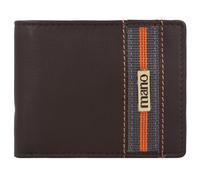 mano Don Leonardo Geldbörse RFID Leder 10 cm dunkelbraun (M191953021) braun