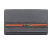 mano Don Leonardo Geldbörse RFID Leder 16 cm grau (M191953604) grau