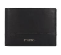 mano Don Romeo Geldbörse RFID Leder 13 cm schwarz (M191950401) schwarz