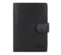 mano Don Simon Coin Wallet with Flap Black