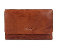 mano Donna Aurona Wallet with Zip Cognac