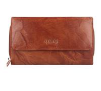 mano Donna Aurona Wallet with Zip Cognac